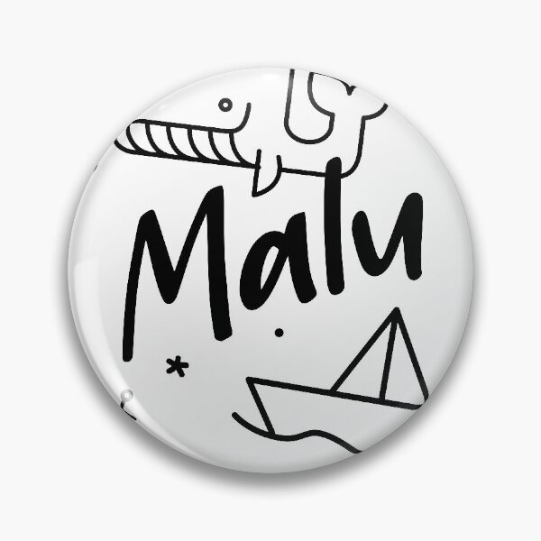 Artikelvorschau, Malu - Süßes Namensmotiv mit Wal, Anker und Schiffchen für Mädchen entworfen und verkauft von khoaitay-Shirts.