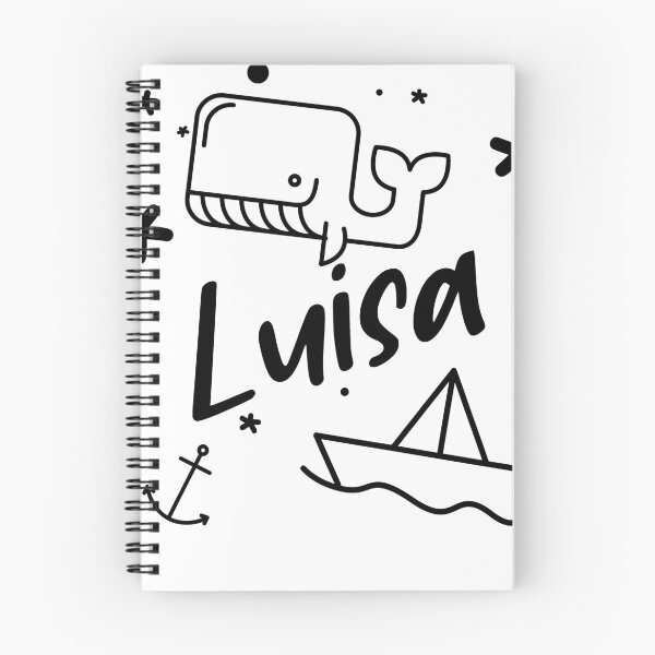 Item preview, Luisa - sweet name motif with whale, anchor and boat for girls designed and sold by khoaitay-Shirts.