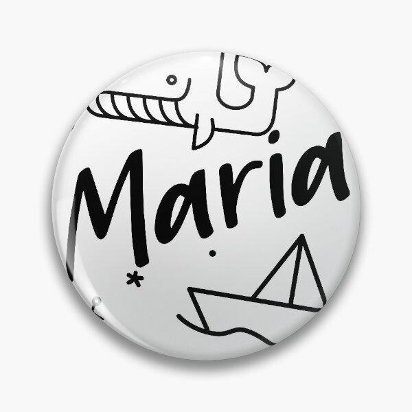 Item preview, Maria - sweet name motif with whale, anchor and boat for girls designed and sold by khoaitay-Shirts.