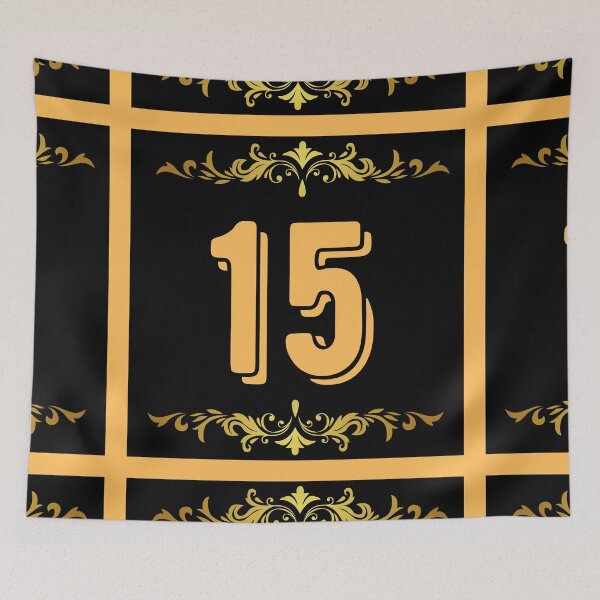 Item preview, Number 15 designed and sold by HappinessWorld.
