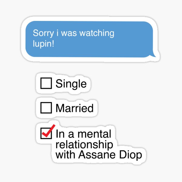 Item preview,  Lupin message with relationship designed and sold by JakubkoJunak.