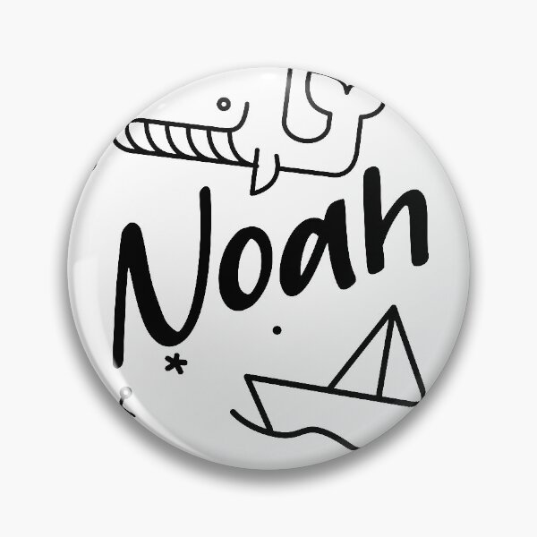 Item preview, Noah - cute name motif with whale, anchor and boat for boys designed and sold by khoaitay-Shirts.