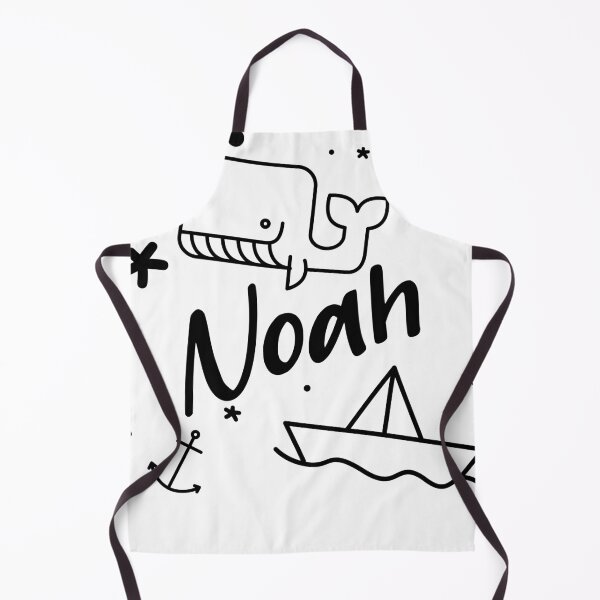 Item preview, Noah - cute name motif with whale, anchor and boat for boys designed and sold by khoaitay-Shirts.