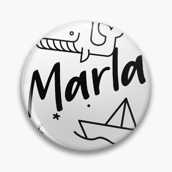Item preview, Marla - cute name motif with whale, anchor and boat for girls designed and sold by khoaitay-Shirts.