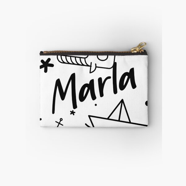 Item preview, Marla - cute name motif with whale, anchor and boat for girls designed and sold by khoaitay-Shirts.