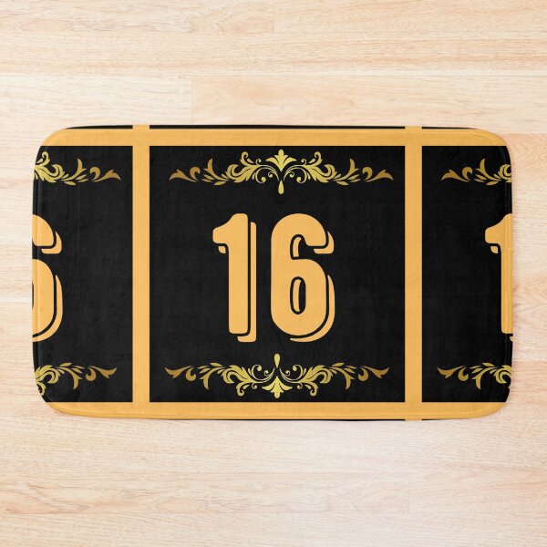 Item preview, Number 16 designed and sold by HappinessWorld.