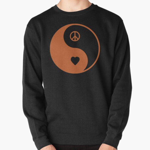 Love and Peace Logo by Nigel of tunnelmental Pullover Sweatshirt