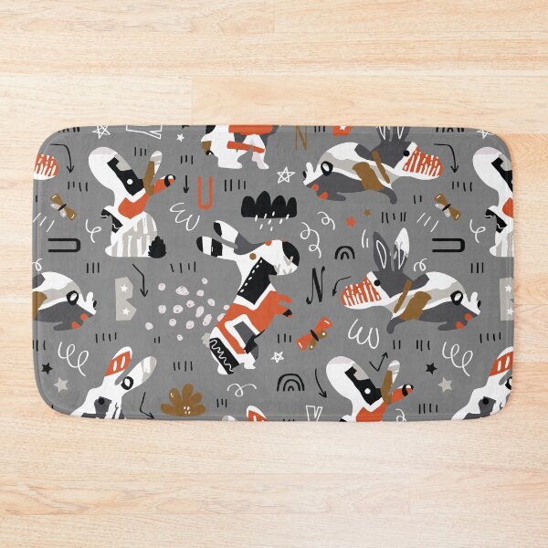 Item preview, Crazy rabbits designed and sold by Yuliia Studzinska.