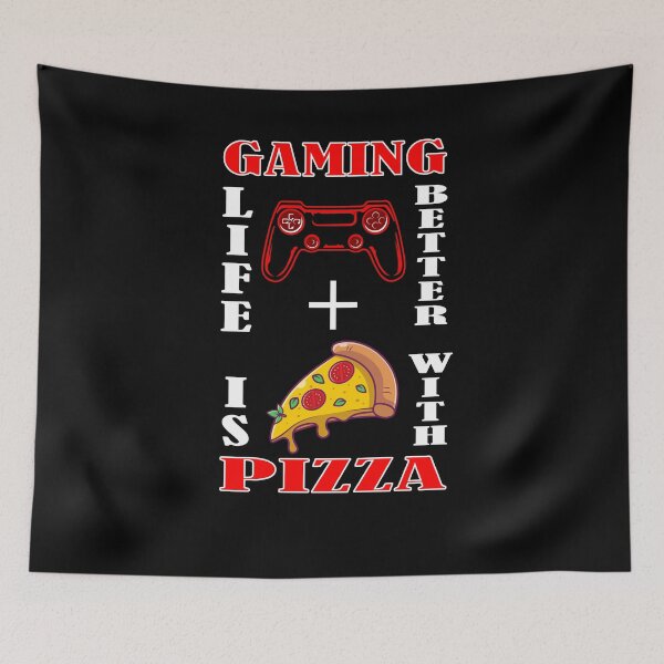 Item preview, Gaming Nerd Pizza Lover designed and sold by besTmanuFacture.
