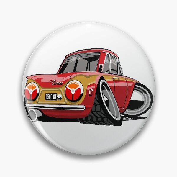 Item preview, Ford Cortina Mark 1 Gold Leaf caricature designed and sold by car2oonz.