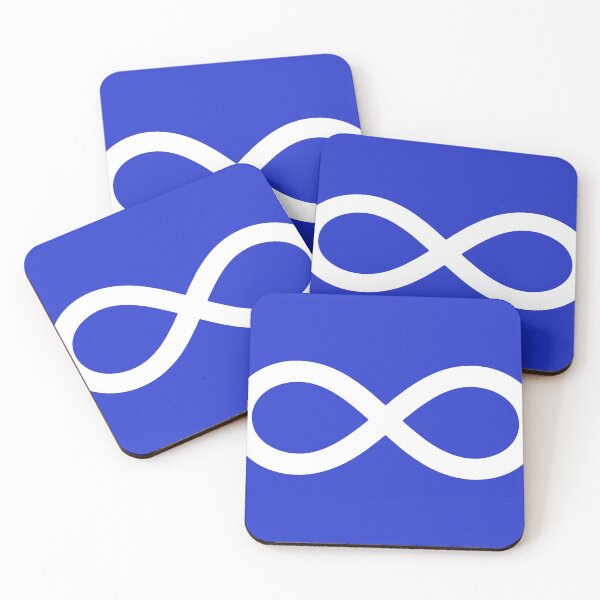 Item preview, Metis Blue flag designed and sold by tony4urban.
