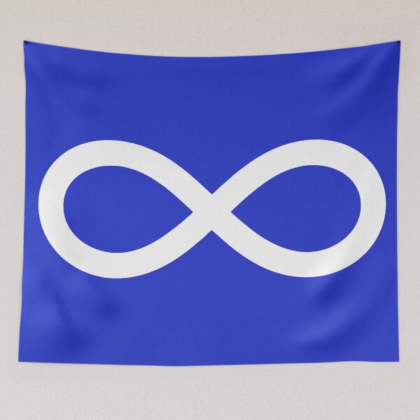 Item preview, Metis Blue flag designed and sold by tony4urban.