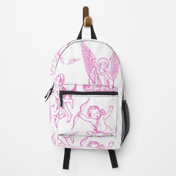 Item preview, Tattoo Angelic Neon Pink Design In White designed and sold by LittleIconShop.