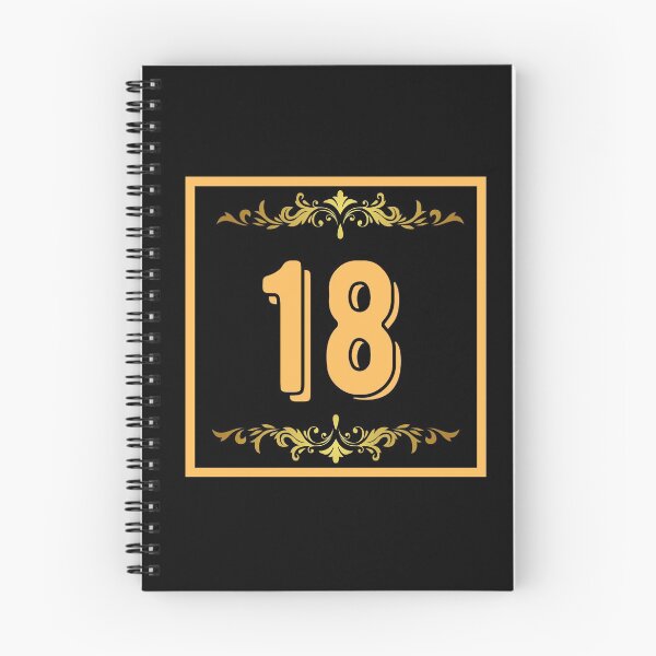 Item preview, Number 18 designed and sold by HappinessWorld.
