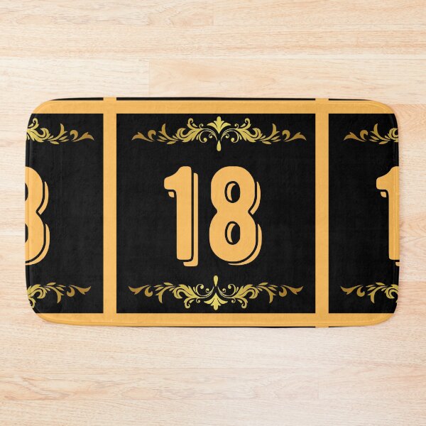 Item preview, Number 18 designed and sold by HappinessWorld.