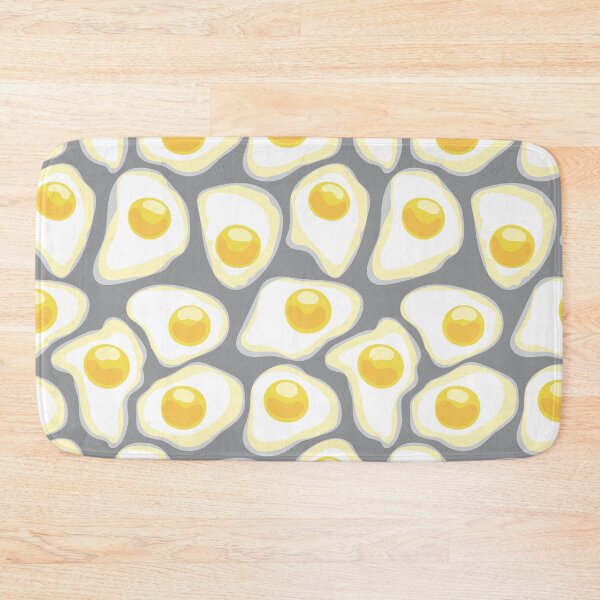 Item preview, fried eggs on gray background designed and sold by Galo4ka555.