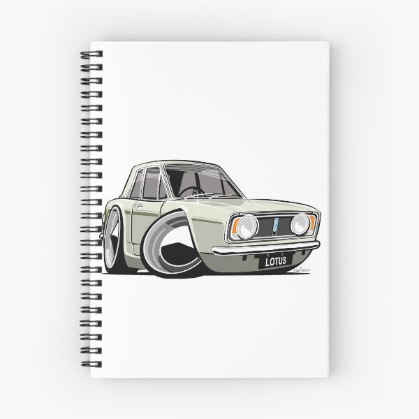 Artikelvorschau, Ford Lotus Cortina Mark 2 Karikatur entworfen und verkauft von car2oonz.