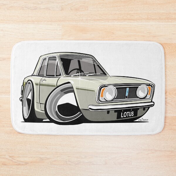 Item preview, Ford Lotus Cortina Mark 2 caricature designed and sold by car2oonz.