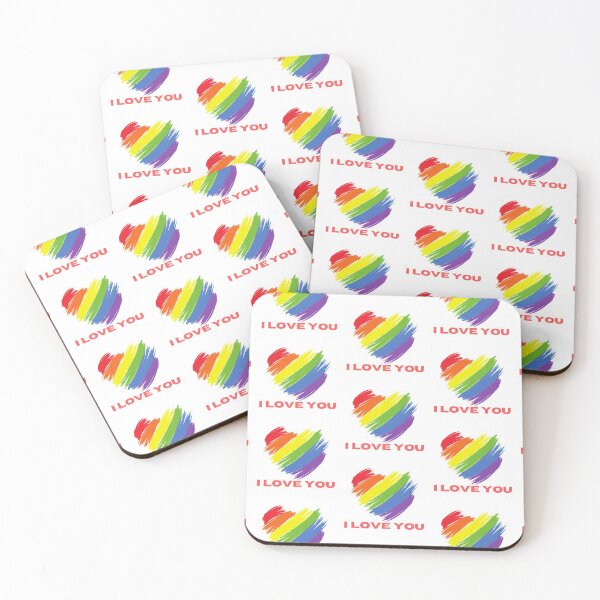 Item preview, Rainbow Heart Valentines designed and sold by WorldPrintTees.