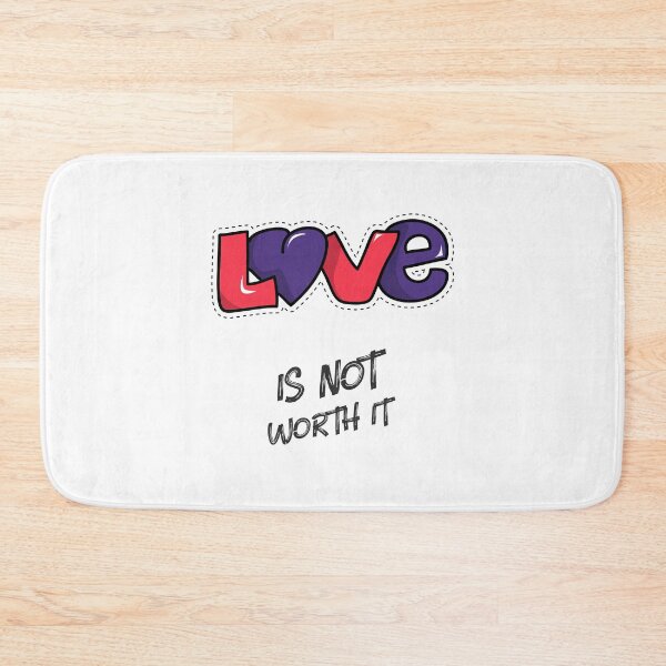Item preview, Pessimistic Love Quote designed and sold by Made-By-Art.