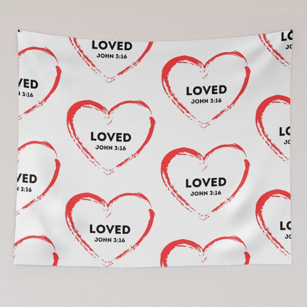 Item preview, Loved John 3:16 designed and sold by WorldPrintTees.