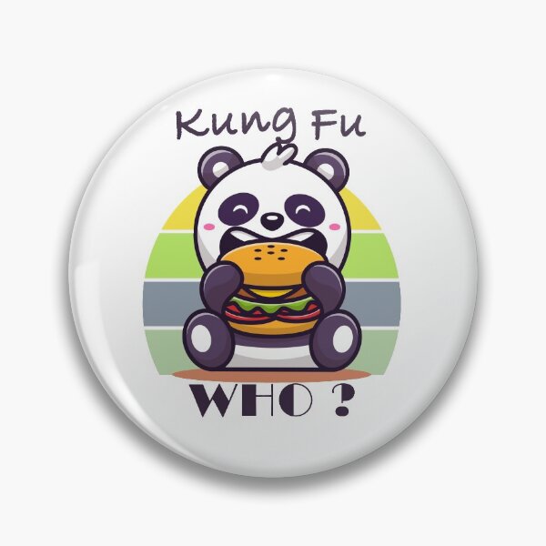 Item preview, KungFu Enjoy Every Sandwich and Burger Funny Panda designed and sold by TEzy.