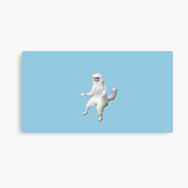 persian cat room guardian Canvas Print