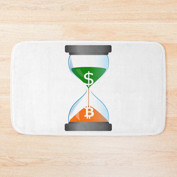 Item preview, The falling value of the dollar and rising price of bitcoin. designed and sold by stretchtees.