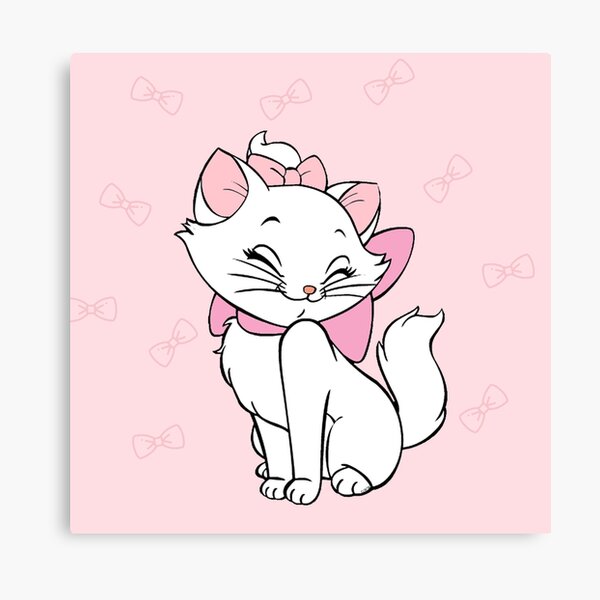 Impressions Sur Toile Sur Le Theme Marie Cat Disney Redbubble