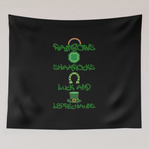 Item preview, St. Patrick's Day rainbows shamrocks luck leprechaun designed and sold by FurioInc.
