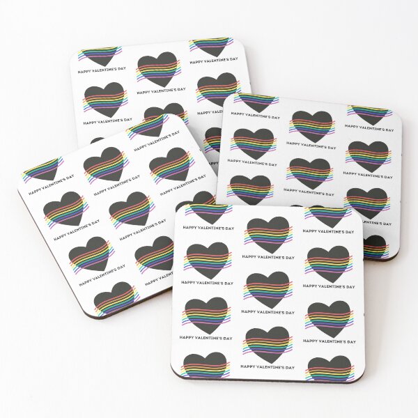Item preview, Rainbow Heart Valentines designed and sold by WorldPrintTees.