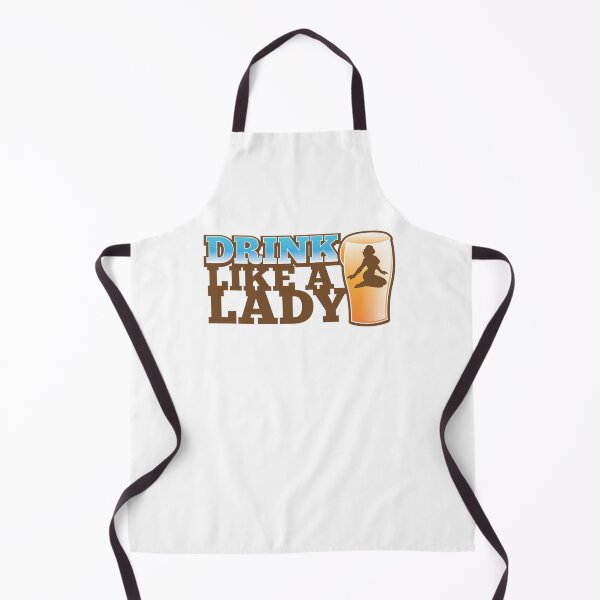 Item preview, DRINK LIKE A LADY with sexy woman and beer pint designed and sold by jazzydevil.