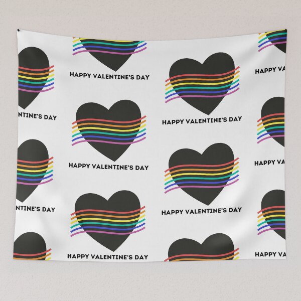 Item preview, Rainbow Heart Valentines designed and sold by WorldPrintTees.