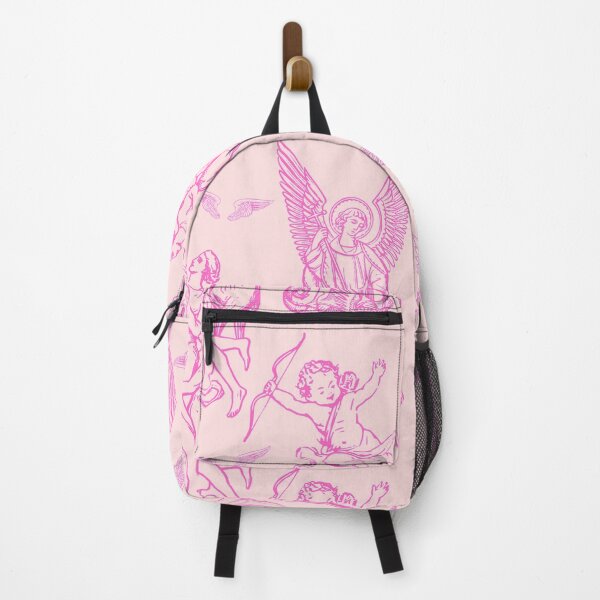 Item preview, Tattoo Angelic Neon Pink Design In Soft Pink designed and sold by LittleIconShop.