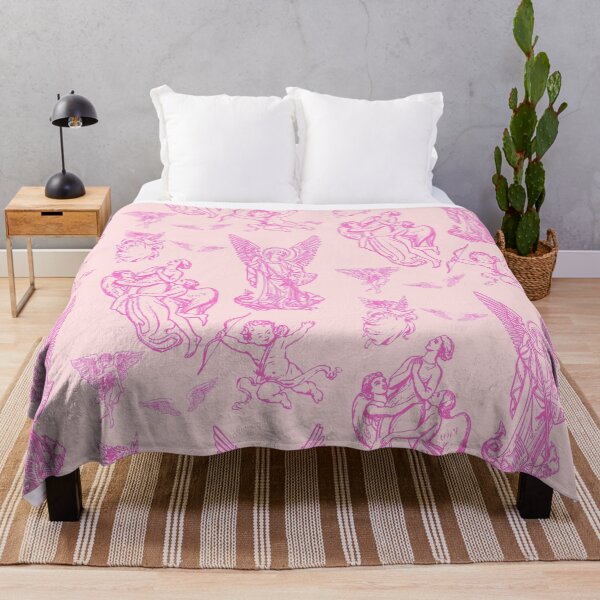 Item preview, Tattoo Angelic Neon Pink Design In Soft Pink designed and sold by LittleIconShop.