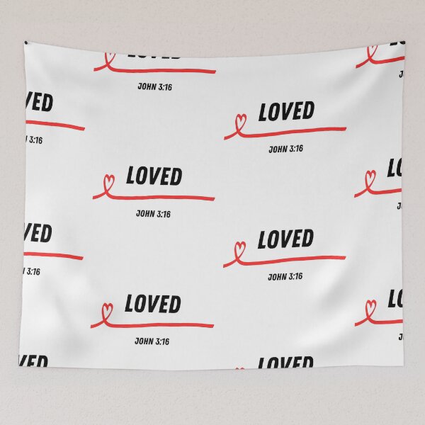 Item preview,  Loved John 3:16 designed and sold by WorldPrintTees.