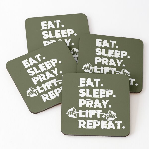 Item preview, Eat Sleep Pray Lift Repeat designed and sold by The Fit.