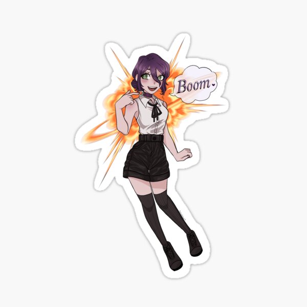 Waifu Makima Power Hentai Ecchi Chainsaw Man Anime Kiss-Cut Sticker Vinyl  Decal