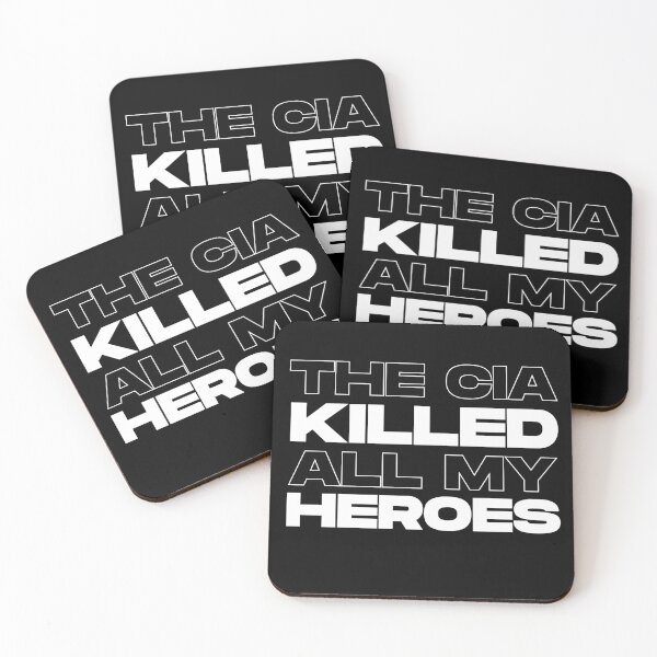 Item preview, The CIA Killed All My Heroes (White) designed and sold by Graograman.