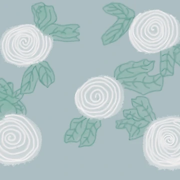 Artwork thumbnail, White Roses by RepeatCandy