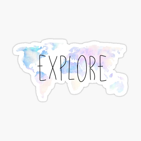 Explore Sticker