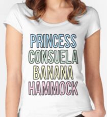 Princess Consuela Banana Hammock Women's Fitted Scoop T-Shirt