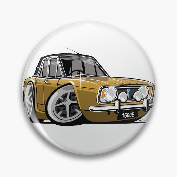 Item preview, Ford Cortina 1600E caricature gold designed and sold by car2oonz.