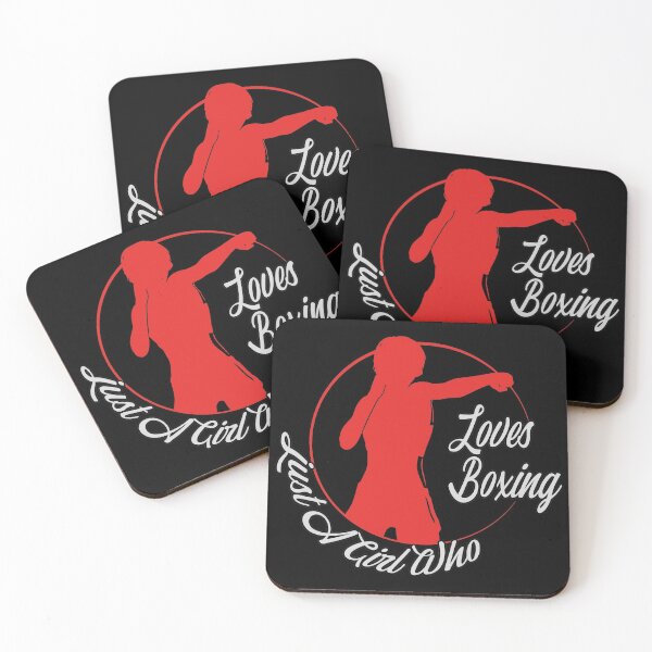 Item preview, just a girl who loves boxing designed and sold by design880.