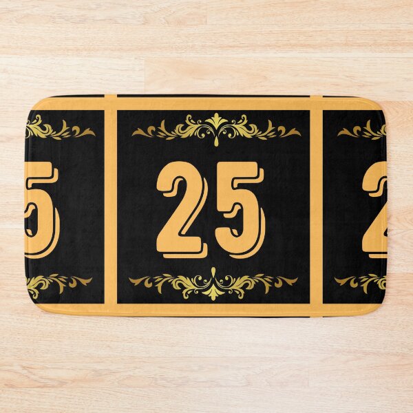Item preview, Number 25 designed and sold by HappinessWorld.