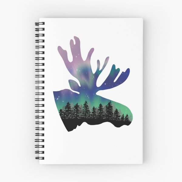 Item preview, Aurora Borealis Moose, Northern Lights designed and sold by Antonia Ippolito.