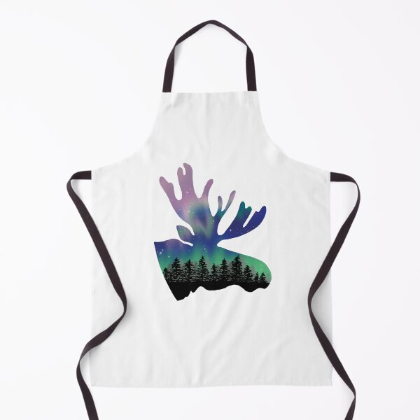 Item preview, Aurora Borealis Moose, Northern Lights designed and sold by Antonia Ippolito.