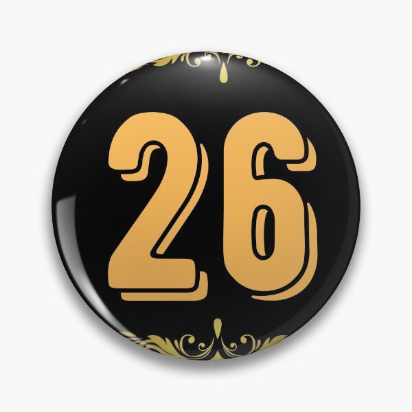 Item preview, Number 26 designed and sold by HappinessWorld.