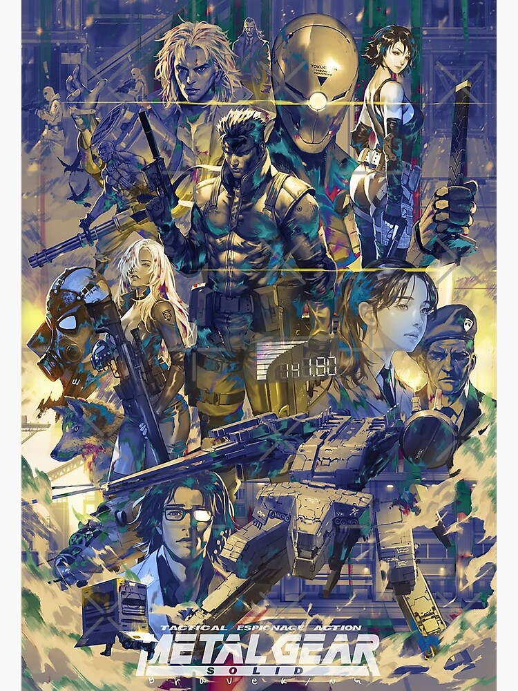 Discover Metal Gear 1 Premium Matte Vertical Poster