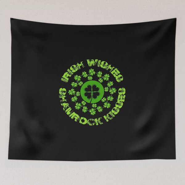 Item preview, St. Patrick's Day irish wishes shamrock kisses designed and sold by FurioInc.